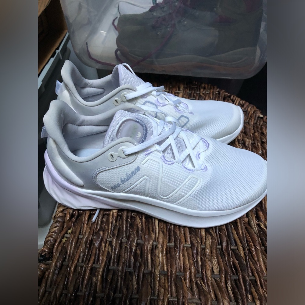 New Balance Women's White Athletic Sneakers